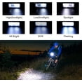 thumbnail image 3 of Bike Lights, 1600 Lumen Bicycle Headlight 6 Light Modes, Powerful USB Rechargeable Bike Light FrontFits All Mountain & Road Bike, Power Bank Function Bicycle Light for Night Riding, 3 of 6