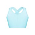 thumbnail image 3 of Moggemol Kids Girls 2PCS Sport Active Outfit Sleevelss Crop Top with Pleated Skort Skirt Set Tennis Light Blue&Black 10, 3 of 7