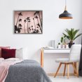 thumbnail image 2 of Stupell Industries Evenings Edge Pink Palms Gray Framed Floater Canvas Wall Art design by Natalie Carpentieri, 17 x 21, 2 of 9