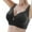 Black, variant on Women Fashion Casual Breathable Tube Top Bra Underwear Without Steel Ring Gathering and Adjusting Bro Everyday Wear Bras Purple 36