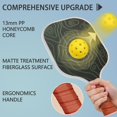 thumbnail image 2 of Pickleball Paddles Set Of 2, Fiberglass Surface, Adventure Map Print, 4 Balls & Bag, 2 of 5