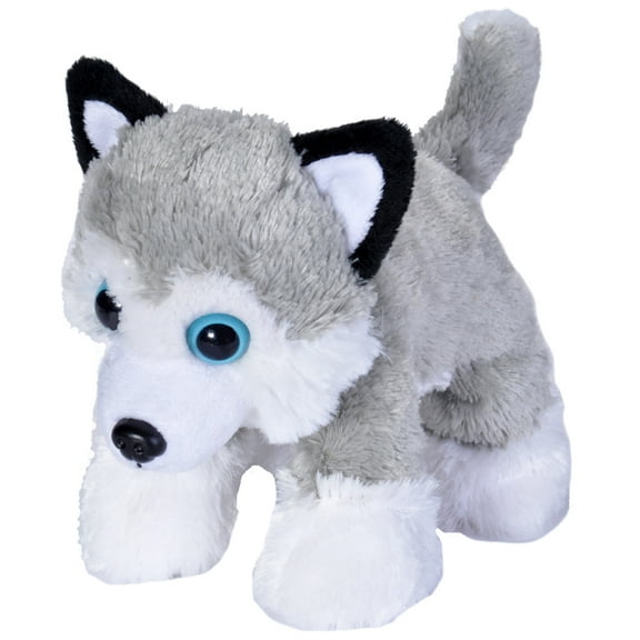 Wild Republic Hug'ems Husky Stuffed Animal, 7 Inches