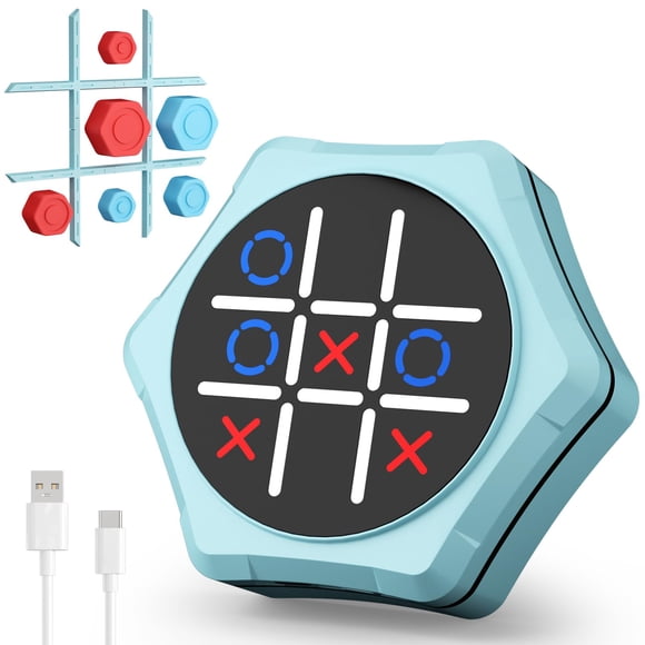 Juego electrónico de gato 5 en 1 tersolyn con modo silencioso