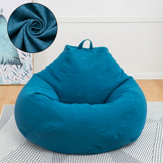 Bean Bag Chair Cover (No Filler) - Multicolor Washable Comfortable and durable Indoor Home Decor (27.5-31.5in )