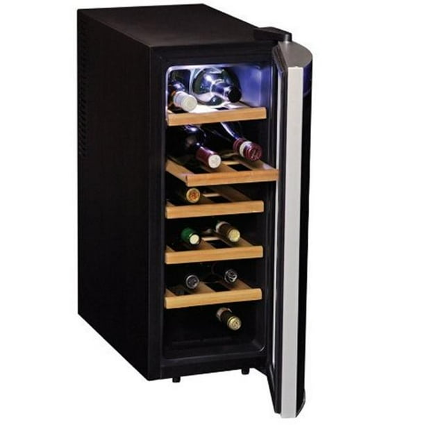Koolatron Wc12 35d 12 Bottle Wine Cellar Deluxe Walmart Com Walmart Com