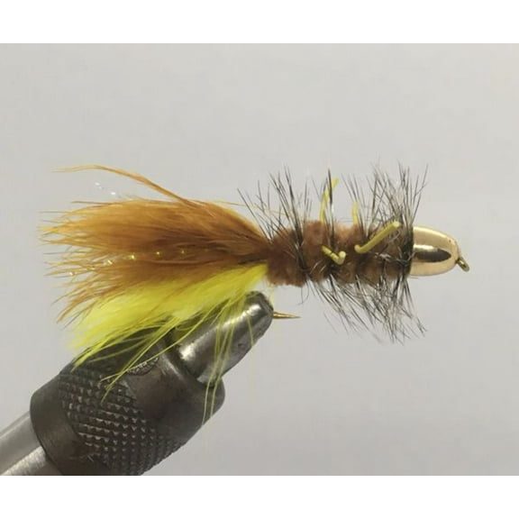 One Dozen (12) - Conehead Wooly Bugger JJ Special - Streamer