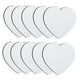 thumbnail image 2 of Round Heart Notch Round Cup Mats Coasters White Neoprene Decoration Occasions Offices Restaurant Wear Resistant, 2 of 9