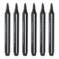 thumbnail image 4 of Uxcell Colored Markers Black 6 Pack Washable Coloring Markers Water Color Pens, 4 of 6