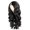 Black, variant on Body V Part Wig Brazilian Human Hair Short Glueless Clip In Half Wig For Black Women No Sew In Beginner Friendly