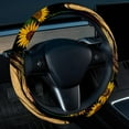 thumbnail image 2 of Crocodile 14.5 Inch Printing PVC Leather Car Wheel Covers Steering Wheel Cover Auto Accessories, 2 of 6