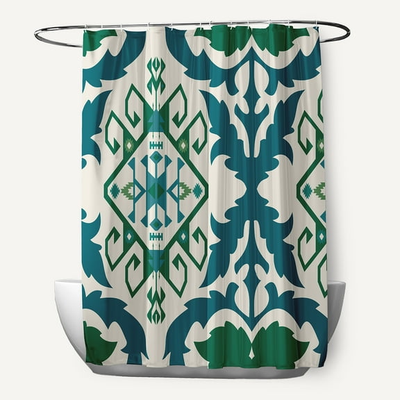 E by Design Bombay 6 Shower Curtain