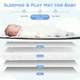 thumbnail image 6 of INFANS 5 in 1 Portable Playard, Larger Size Baby Bassinet Bedside Sleeper, Diaper Changer, Mattress, Carry Bag, Music Box & Hanging Toys, Foldable Bedside Crib for Newborn Toddlers, 6 of 7
