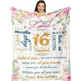 thumbnail image 1 of LHSHID Sweet 16 Gifts for Girls 16th Birthday Gifts for Girls 16 Year Old Girl Gift Ideas Best Sweet Birthday Gifts for 16 Year Old Girl Cool Sweet Sixteen Gifts Blanket for Girls 40"x50", 1 of 6