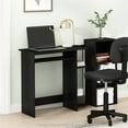 thumbnail image 3 of Pemberly Row Easy Assembly Computer Desk in Stainless Steel Tubes, 3 of 6