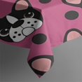 thumbnail image 3 of Cute Bulldogs Rectangle Tablecloth 60"x84",Waterproof Polyester Rectangle Table Cloth, Wipeable Spillproof Polyester Tablecloth for Dining, Camping, Indoor and Outdoor, 3 of 5