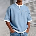 thumbnail image 2 of Mens Tee Shirts Short Sleeve Crewneck Shirts Lightweight Blue Tee Shirts Men's Fashion, 2 of 4