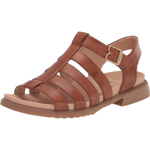 Dr. Scholl's Women's A Ok Sandal Brown Smooth 7M