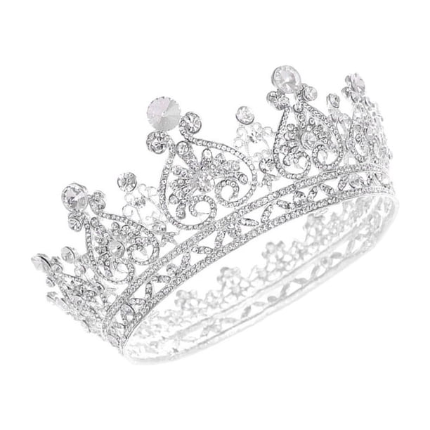 Soidarity Crystal Queen Accesorio Corona redonda completa de boda Cuidado del cabello astilla Soidarity CE003113-02
