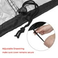thumbnail image 4 of Wheelchair Cover, 45.2 x 29.5 x 51.1 in Waterproof Electric Wheelchair Covers for Indoor Outdoor, 210D Oxford Mobility Scooter Cover for Storage, Prevent Rain Wind Dust Dirt Snow Sun(Black), 4 of 7