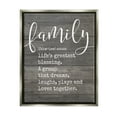 thumbnail image 3 of Stupell Industries Family Definition Planked Luster Gray Framed Floating Canvas Wall Art, 24x30, by Lettered and Lined, 3 of 5