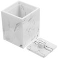 thumbnail image 4 of Resin Cotton Swab Cases White for Storage Use Cotton Swabs Holder, 4 of 4