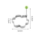 thumbnail image 3 of Molde De Huevo Molde para freír huevos de acero inoxidable Molde para hornear panqueques de huevo para el hogar (E) Flor, 3 of 6