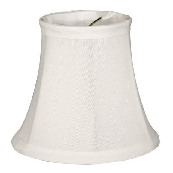 Royal Designs, Inc. Clip on Soft Bell Chandelier Lamp Shade Flame Clip Fitter, CSO-1021-5WH, 3 x 5 x 4.5, White