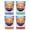 Multicolor (4-Pack), variant on Washington DC Design E Souvenir 2 oz Square Shot Glass Red