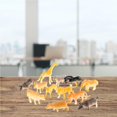 thumbnail image 4 of Naiovety 12 piezas Animal modelo Oficina hogar sala de estar chimenea ornamento vacaciones Festival fiesta arte decoración estatua Kits de decoración para fiestas Tipo 2, 4 of 6