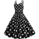 thumbnail image 2 of Ladies Sleeveless Polka Dot Dress Party Summer Holiday Dresses, 2 of 4
