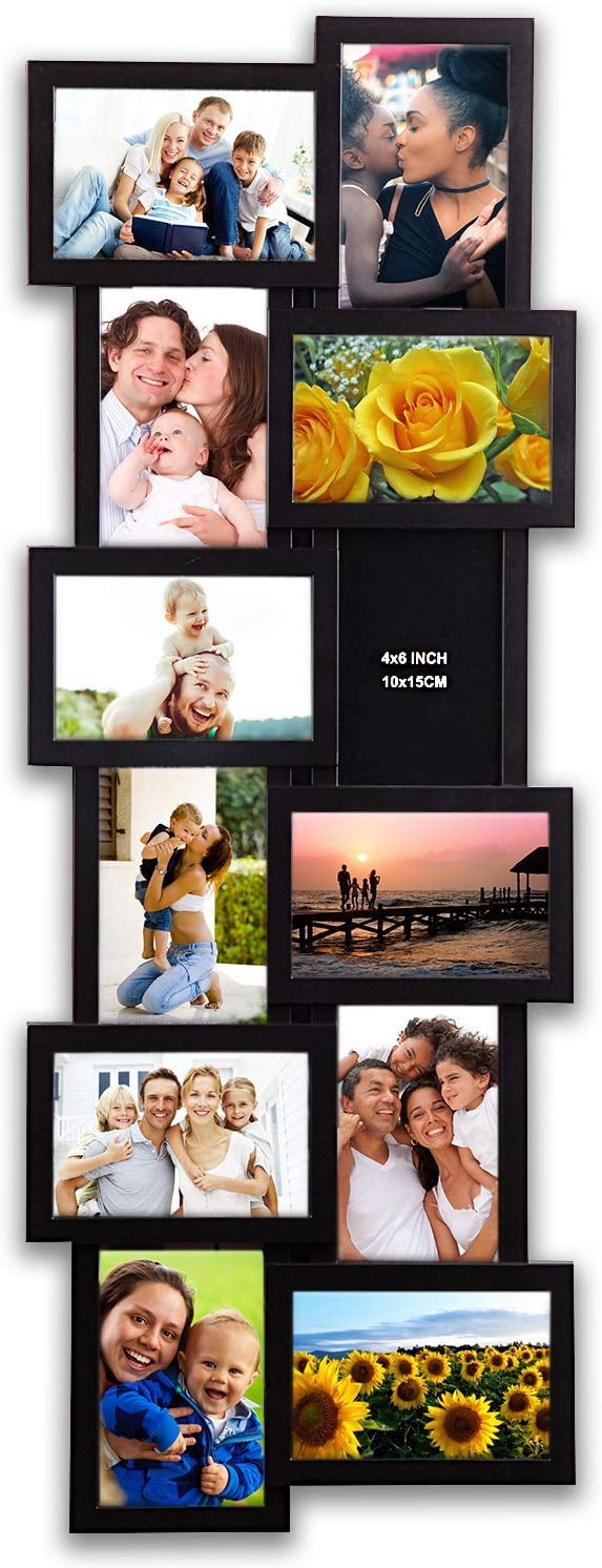 Photo Frame Picture Frame Long Fall Shape Black Gallery Collection 32