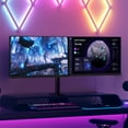 thumbnail image 5 of ACGAM Dual-Monitor Desk Mount, Fits 2 Screens Up to 32 inches, Adjustable Monitor Arm for 17”-32” Screen, Monitor Stand with C-Clamp Grommet Base, up to 19.8lbs, 5 of 15
