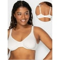 thumbnail image 4 of Fruit of The Loom Women's 3-Pack Unlined Underwire Cotton Bra Color-Multicolor, 36B, 4 of 6