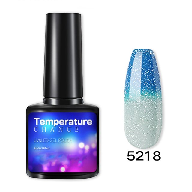 WIFKLSIIPG 8ml Color Changing Gel for Long Lasting Removable Gradient No Irritation to Nails and Skin