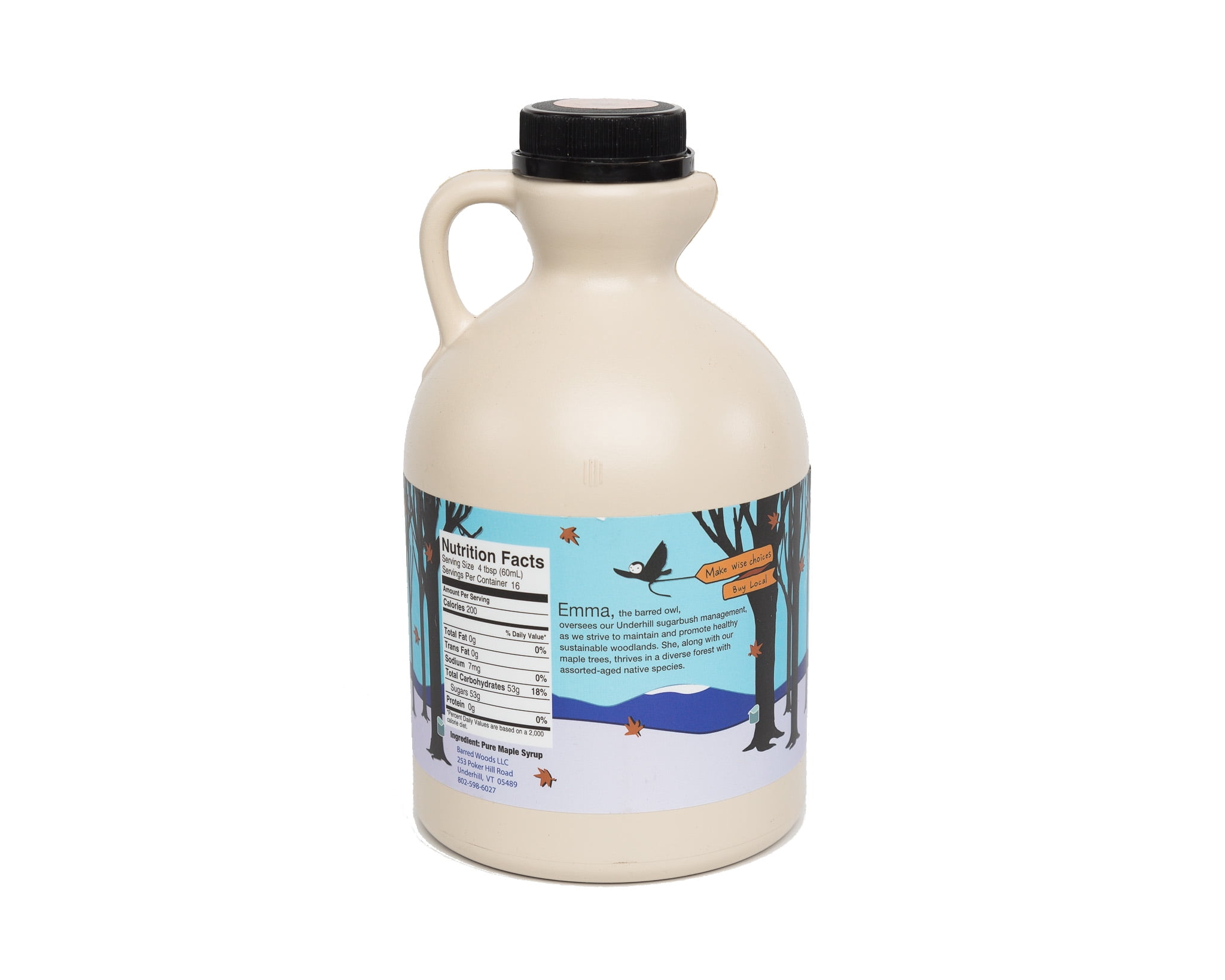 Pure Vermont Organic Maple Syrup - 1 Quart (32 oz) - Grade A Amber Rich