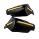 thumbnail image 1 of Protectores de mano para motocicleta, protectores de mano universales para manillar de 7/8", protector contra el viento y el frío, deflectores de parabrisas (2 piezas, negro) TUNC Sencillez, 1 of 5