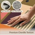 thumbnail image 6 of ODIKA 2'x3' Washable Samll Area Rug Non-Slip, Low Pile Earthy Tones Geometric Abstract Art Design Contemporary Shapes with Artistic Flair for Entryway, Kitchen, Laundry Room, 6 of 7