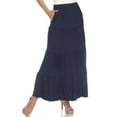 thumbnail image 1 of White Mark Jupe Longue Taille Haute pour Femmes, 1 of 6
