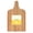 Brown, variant on Cater Tek Natural Cheese / Charcuterie Board - Faux Wood - 15 3/4" x 9 3/4" - 100 count box
