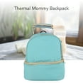 thumbnail image 5 of Mommy Travel Backpack Large Capacity Double Layers Thermal Insulated Bag for Breast Milk Type B M, 5 of 8