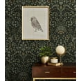 thumbnail image 5 of NextWall Ebony & Sage Filigree Floral Peel and Stick Wallpaper - 20.5 in. W x 18 ft. L Roll, 5 of 7