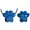 Blue, variant on No Longer by My Side But Forever in My Heart Print Paw Print Urn Pendant Cremation Jewelry for Ashes Holder Pet Memory Necklace Dog Cat Memorial Jewelry