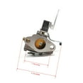 thumbnail image 3 of The ROP Shop Carburetor with Adjuster Caps & Gasket for Tecumseh AV520-670154V Small Engine, 3 of 8