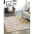 thumbnail image 1 of Unique Loom 3146996 9 x 12 ft. Bengal Braided Jute Rectangular Rug, Ivory, 1 of 1