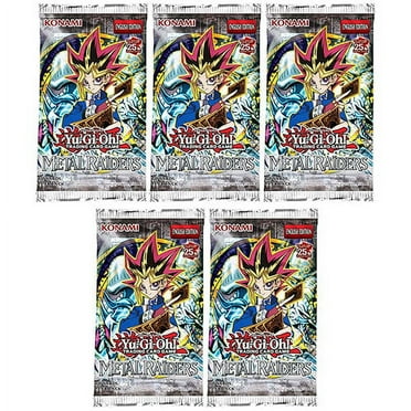 Yu-Gi-Oh Cards - Metal Raiders (25th Anniversary) - Booster PACKS (5 Pack Lot)