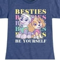 thumbnail image 3 of Paw Patrol - Besties Be Yourself - Toddler And Youth Girls Short Sleeve Graphic T-Shirt, 3 of 7