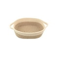 thumbnail image 2 of Ohmyroo Cotton Rope Woven Storage Basket Oval Shape With Handle For Snack Toy Storage Home Organization Living Room Bedroom Use, 2 of 6
