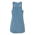 thumbnail image 2 of Bella Ladies Flowy Racerback Tank, XL, Heather Deep Teal, 2 of 2