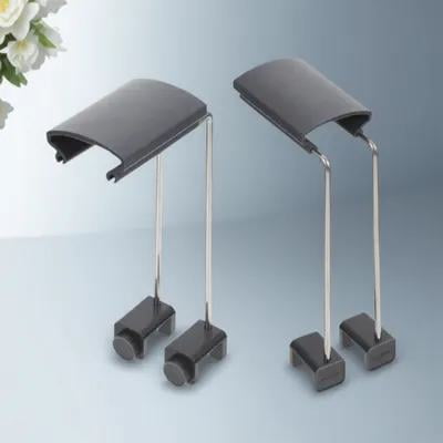 HOOWIFFY 2Pcs Aquatic Plant Light Holder for Fish Tank Grey Plastic Lamp Bracket
