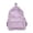 Purple, variant on Unisex Nylon Backpack with Adjustable Chain Strap and Secure Buckle Closure for Daily Use Black